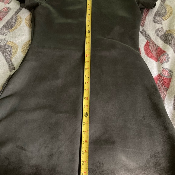 Lulu’s Lace Up Olive Green Dress - Picture 5 of 14